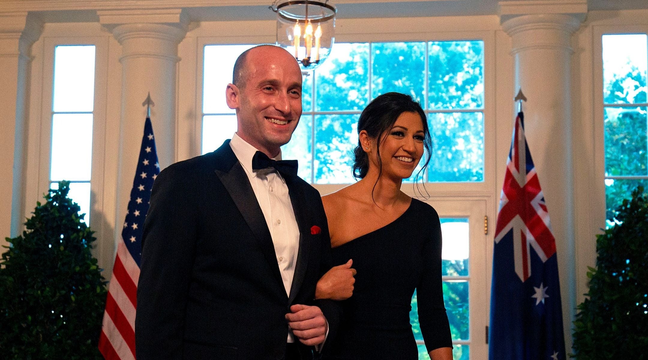 Katie Miller, Stephen Miller's wife and Pence's spokesperson, tests