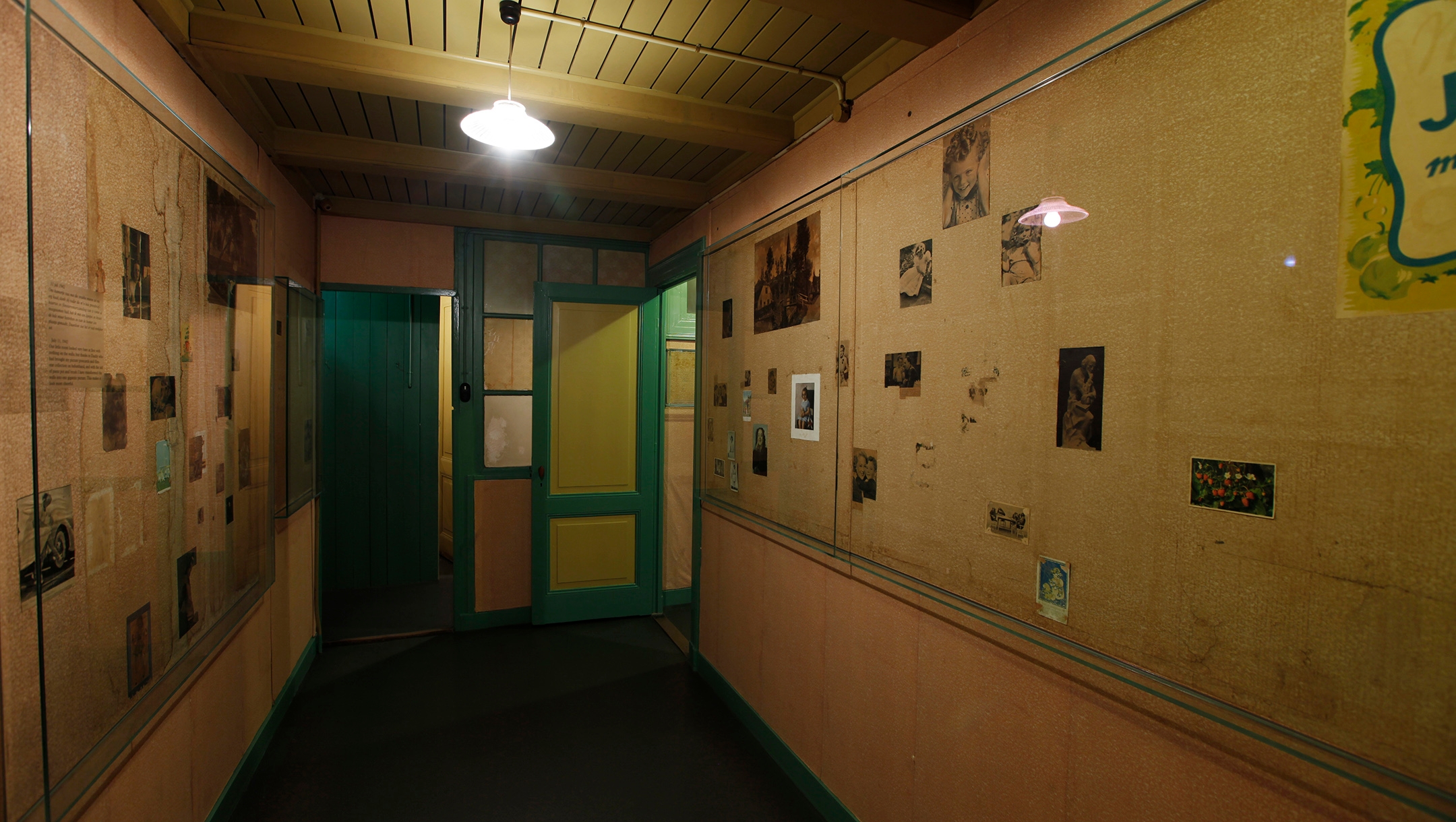 An empty room at the Anne Frank House museum where she and her family hid for two years during the Holocaust in Amsterdam, the Netherlands. (Photo Collection Anne Frank House)