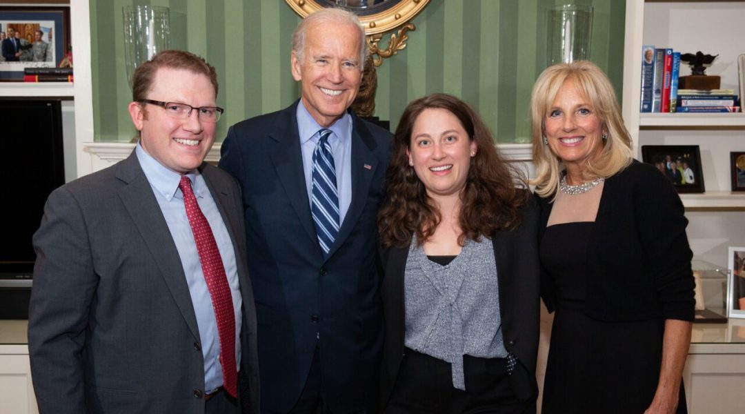 Aaron Keyak with Joe Biden