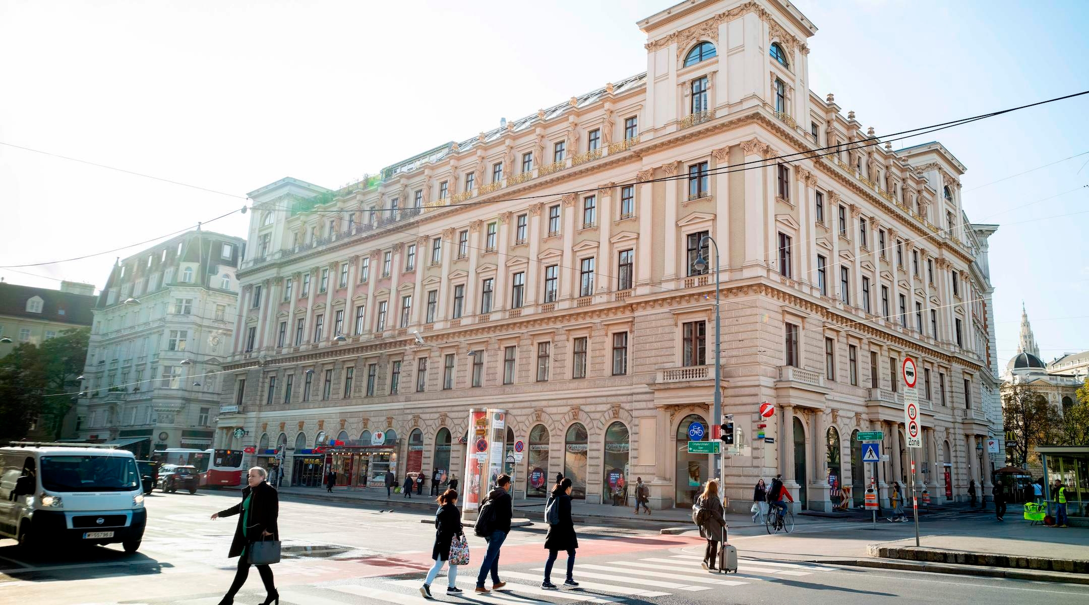The Palais Ephrussi, seized by Nazis during WWII, is seen in Vienna, Nov. 7, 2019. (Joe Klamar/AFP via Getty Images)