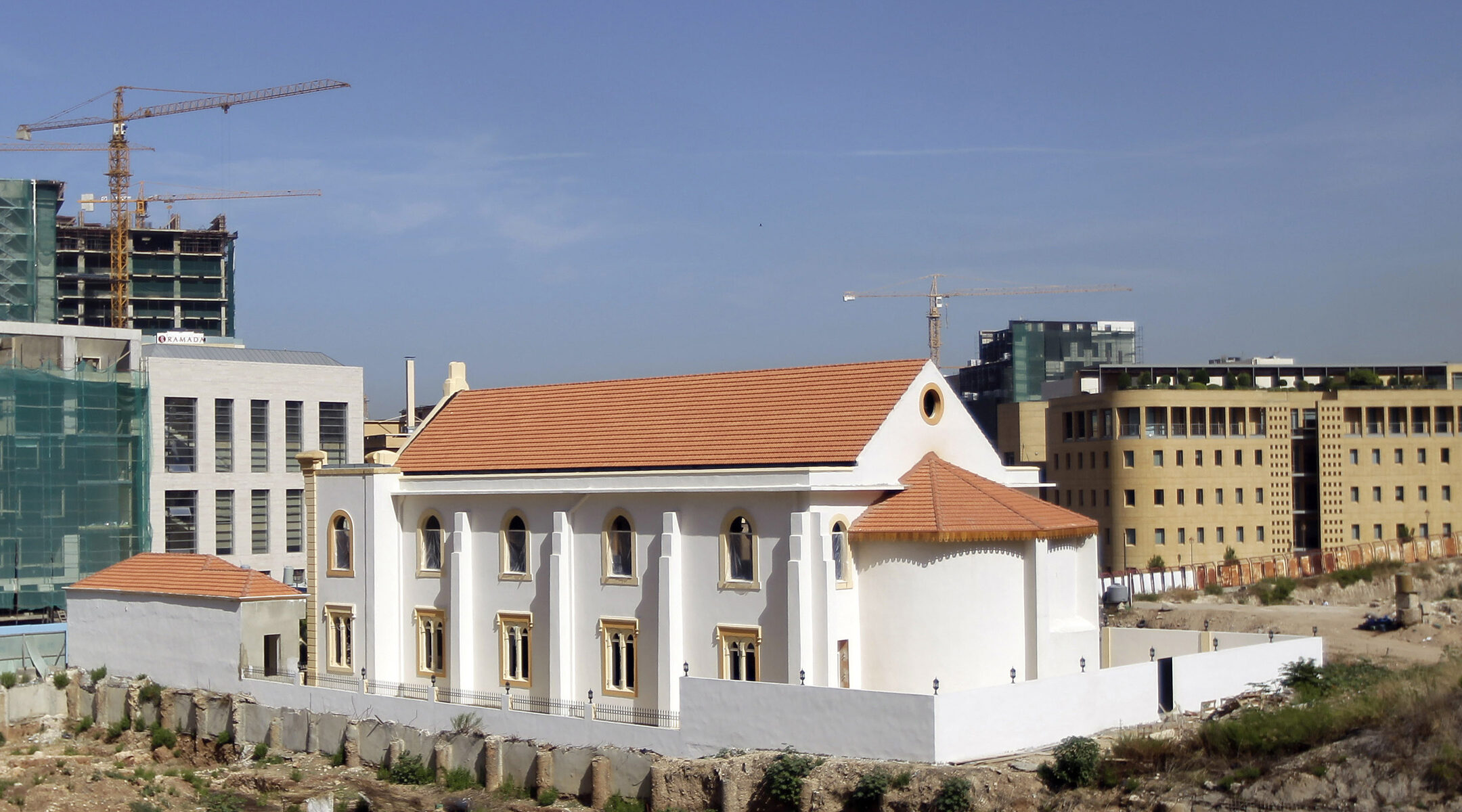 A view of the Maghen David Synagogue in Beirut, Lebanon in 2010. (Joseph Eid/AFP via Getty Images)