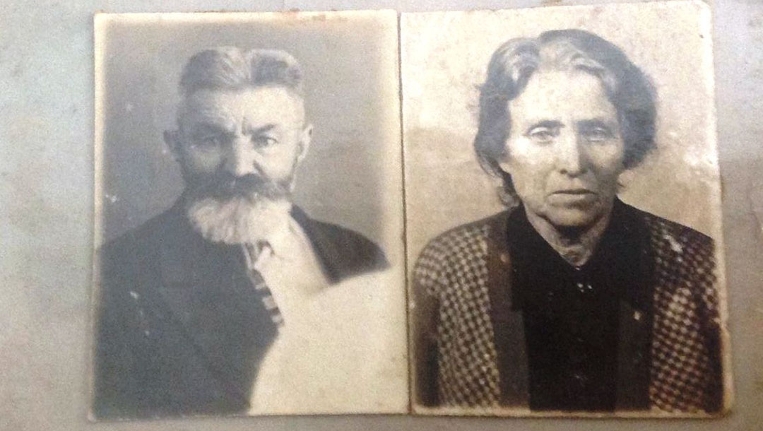 Mordechai and Sheindle Sova were shot in 1941 on a central street of Kyiv, Ukraine and buried in a ditch after they ignored the order to gather to be murdered at Babyn Yar. (Courtesy of Igor Kulakov and the Babyn Yar Holocaust Memorial Center.)