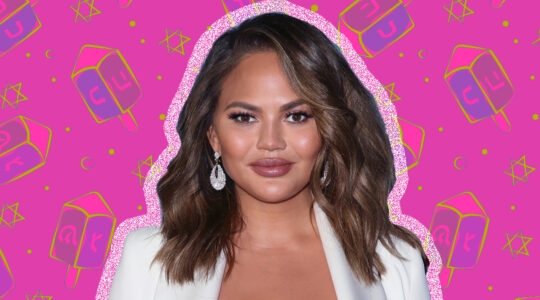 Chrissy Teigen on Hanukkah Background