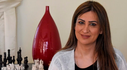 Ahdeya Ahmed AlSayed, head of the Bahrain Journalist Association, poses for a picture during an interview with AFP at her residence in Riffa, Bahrain on September 12, 2020.(Mazen Mahdi / AFP) (Photo by MAZEN MAHDI/AFP via Getty Images)