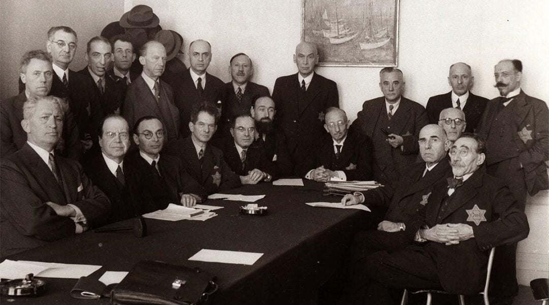 The Jewish Council of Amsterdam, the Netherlands during World War II. (Courtesy of the Jewish Cultural Quarter of Amsterdam)