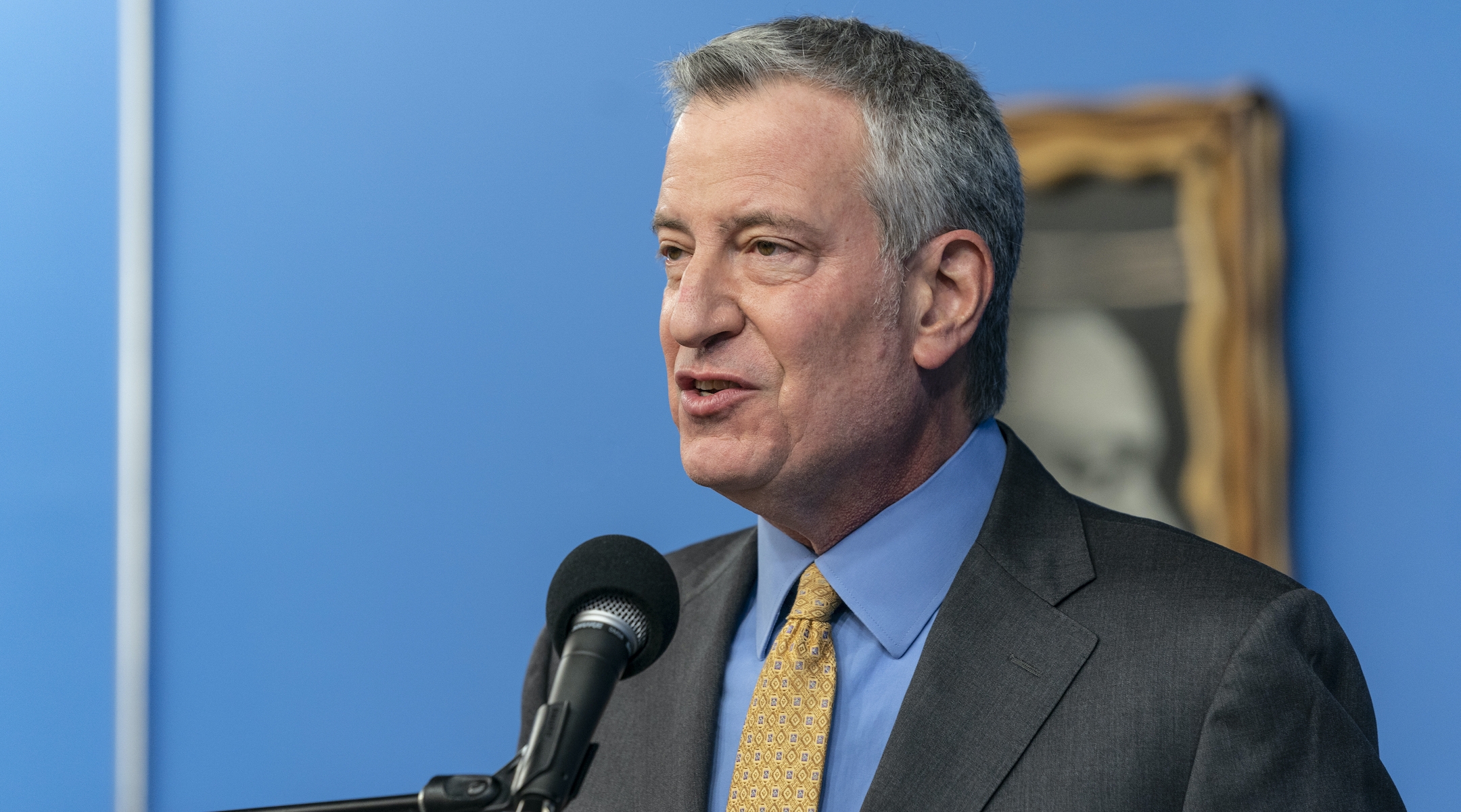 New York City Mayor Bill de Blasio