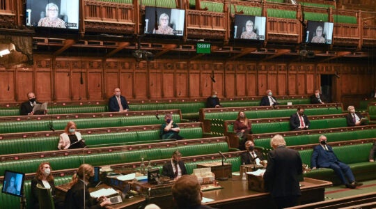 British Prime Minister Boris Johnson speaks at the House of Commons in London, UK on March 3, 2021. (House of Commons)