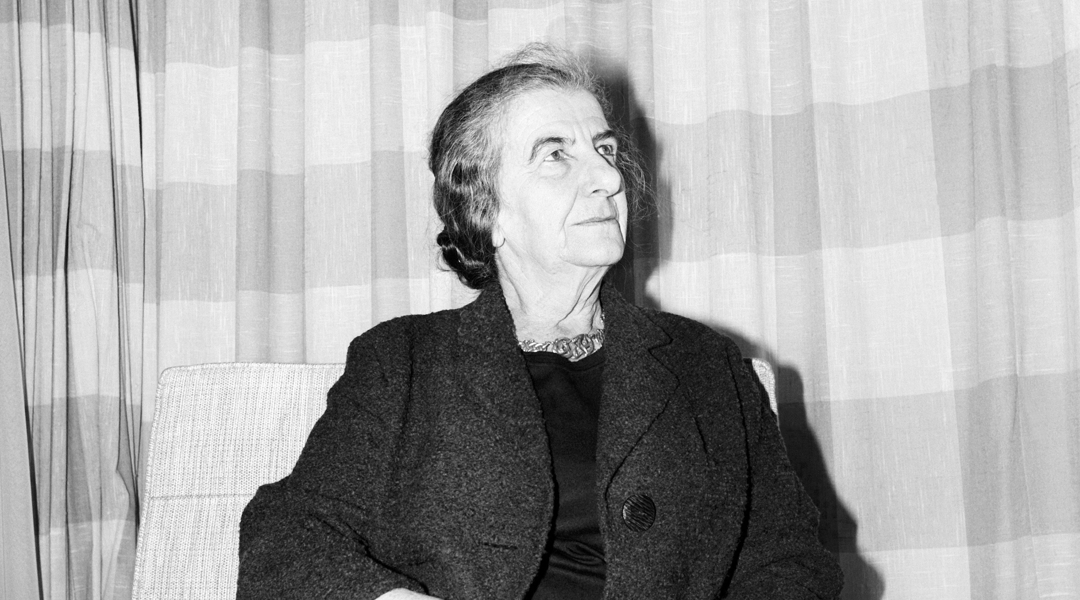 Golda Meir in France in 1965