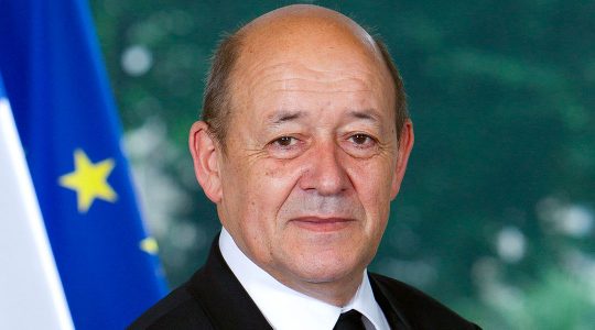 French Foreign Minister Jean-Yves le Drian. (The French Foreign Ministry)