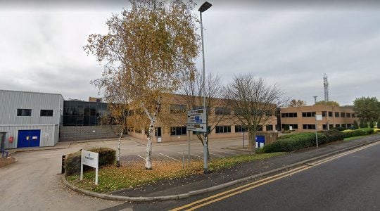 The Meridian Industrial park, which houses a building co-owned by Elbit Systems in Leicester, the UK. (Google Maps)