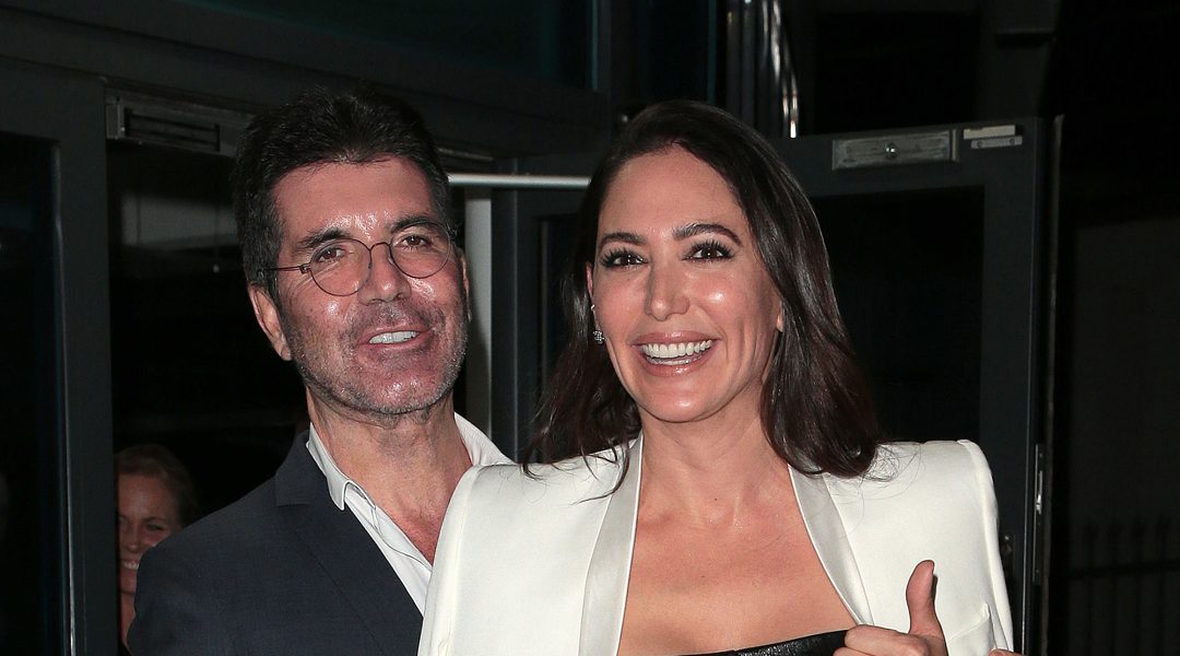 Simon Cowell and his wife Lauren Silverman leave LH2 studios after Celebrity X Factor on November 23, 2019 in London, UK. (Ricky Vigil M/GC Images)