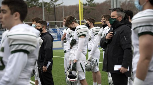 Duxbury High School football players