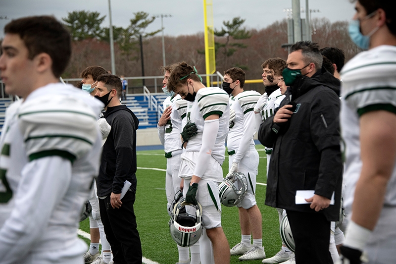 Duxbury High School football players