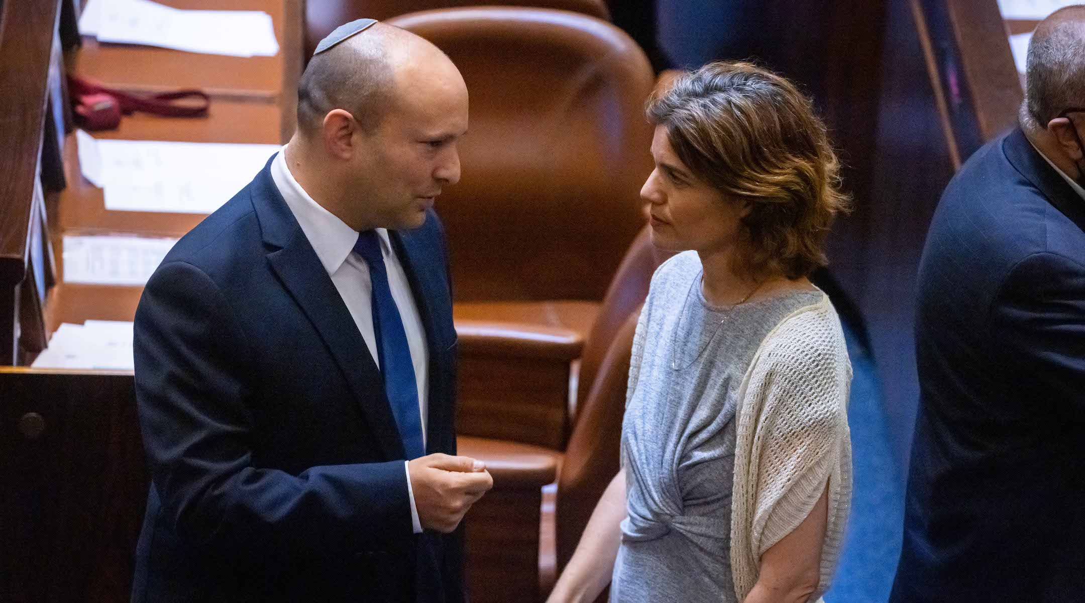 Naftali Bennett and Tamar Zandberg