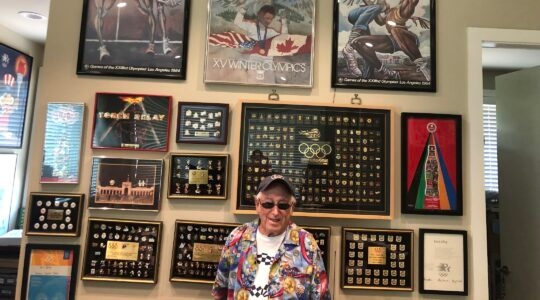 Sidney Marantz boasts a collection of over 12,000 Olympic pins