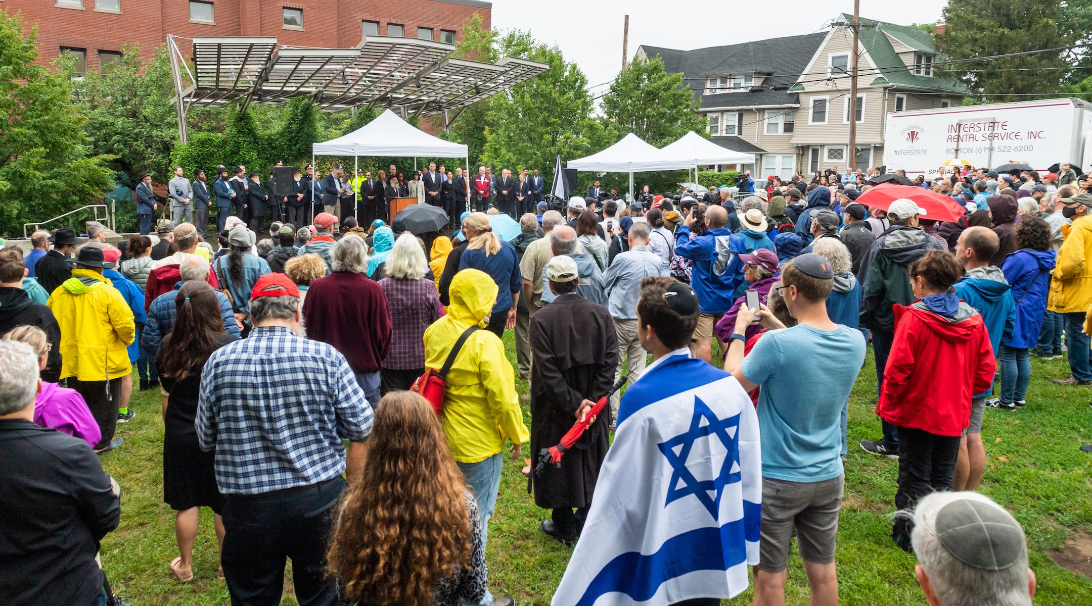 Brighton Massachusetts Jewish unity rally