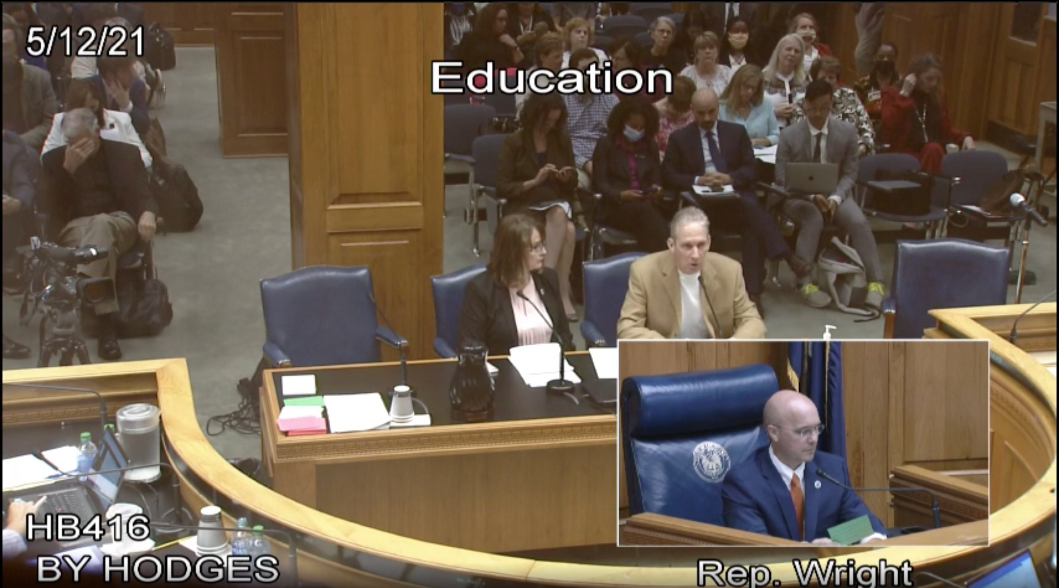 Louisiana statehouse hearing on Holocaust education bill