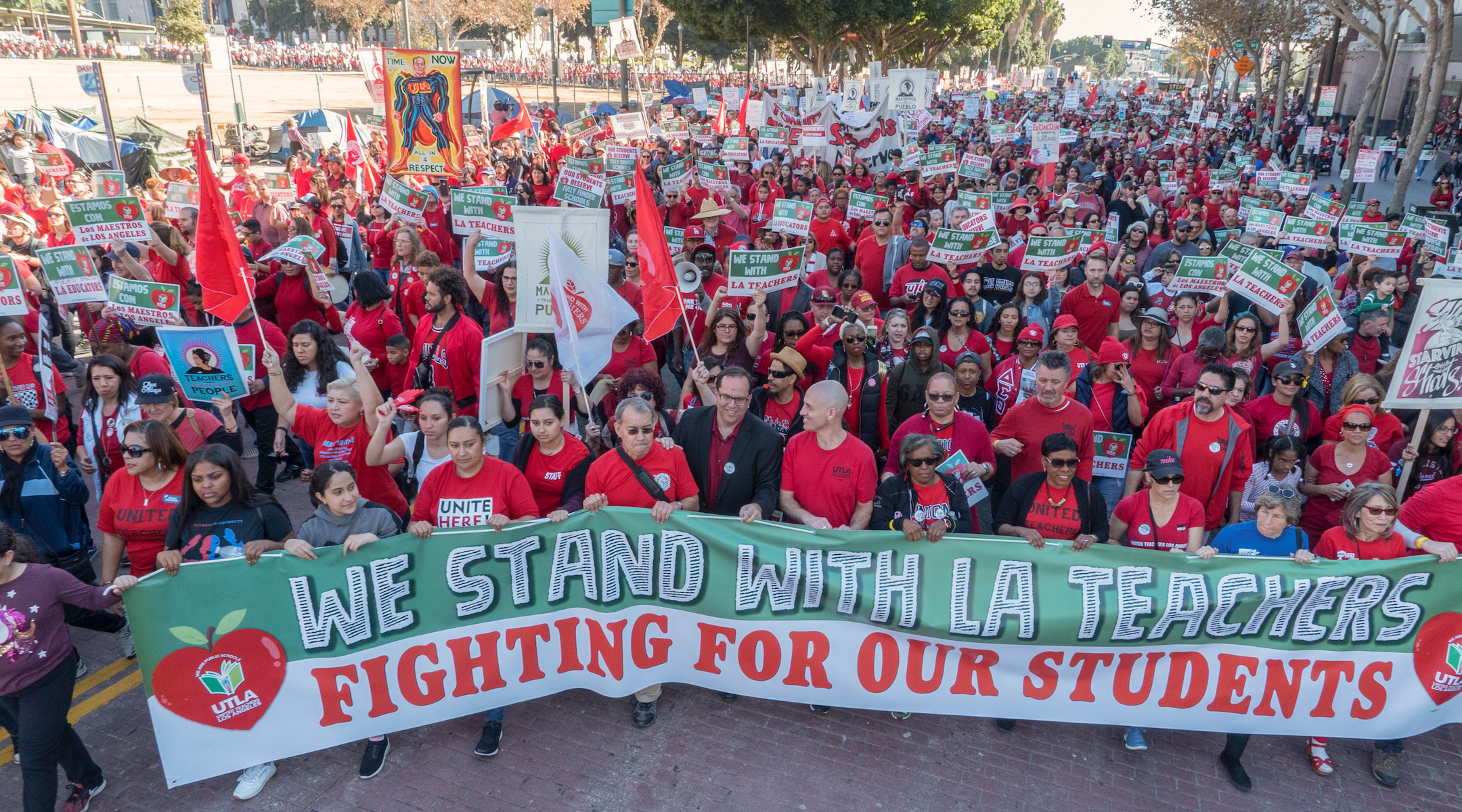 Teachers strike Los Angeles