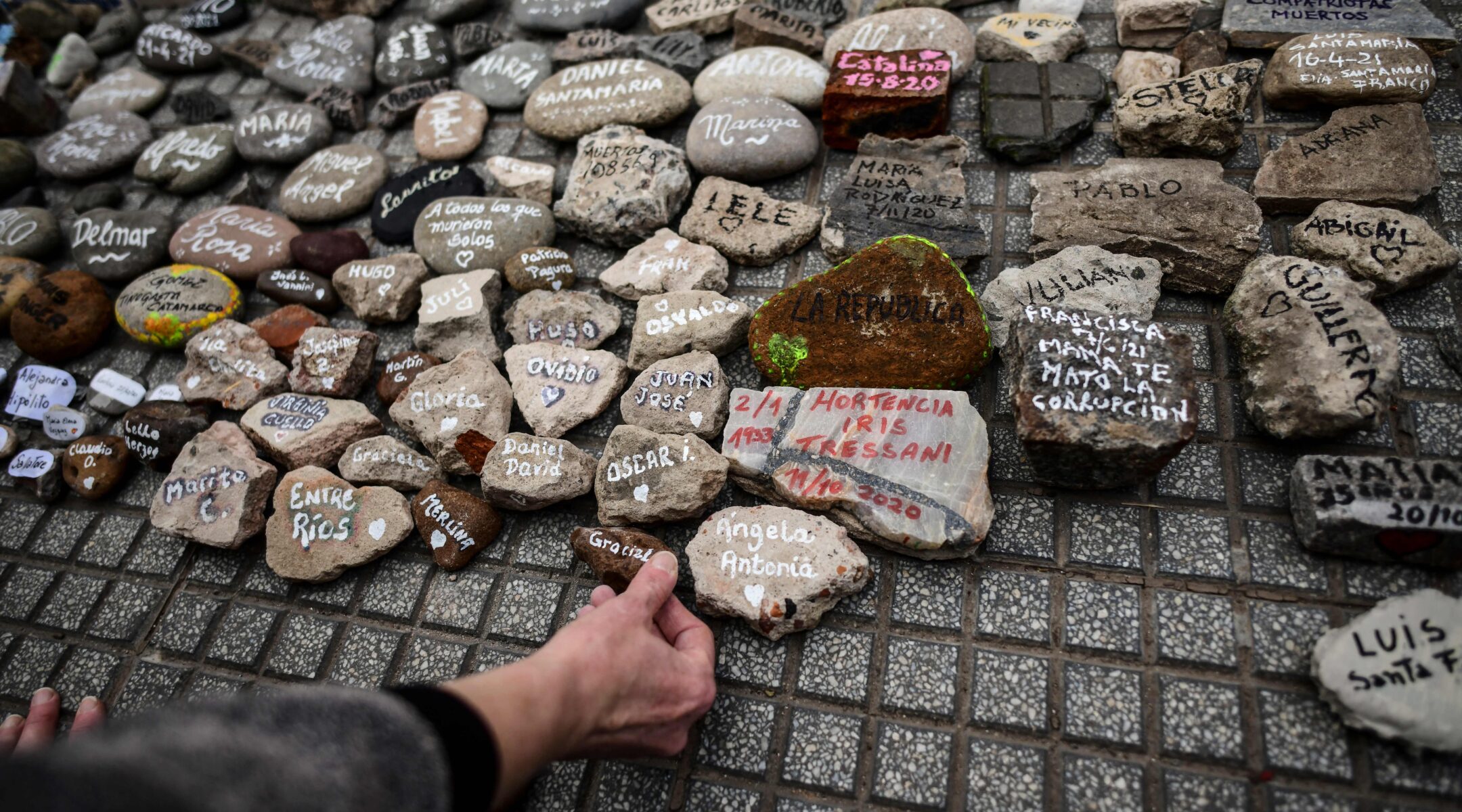 Buenos Aires stones memorial