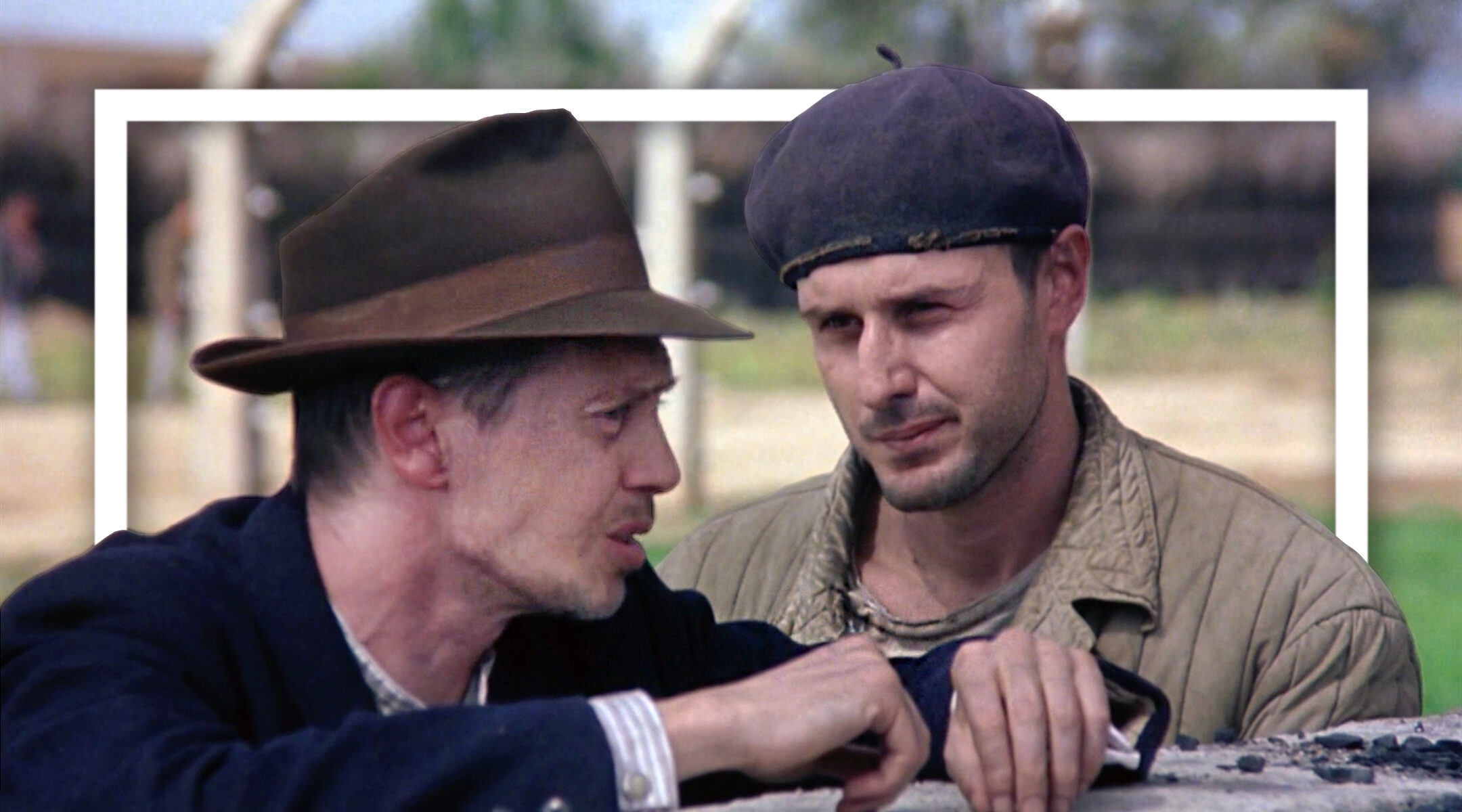 Steve Buscemi and David Arquette in "The Grey Zone"