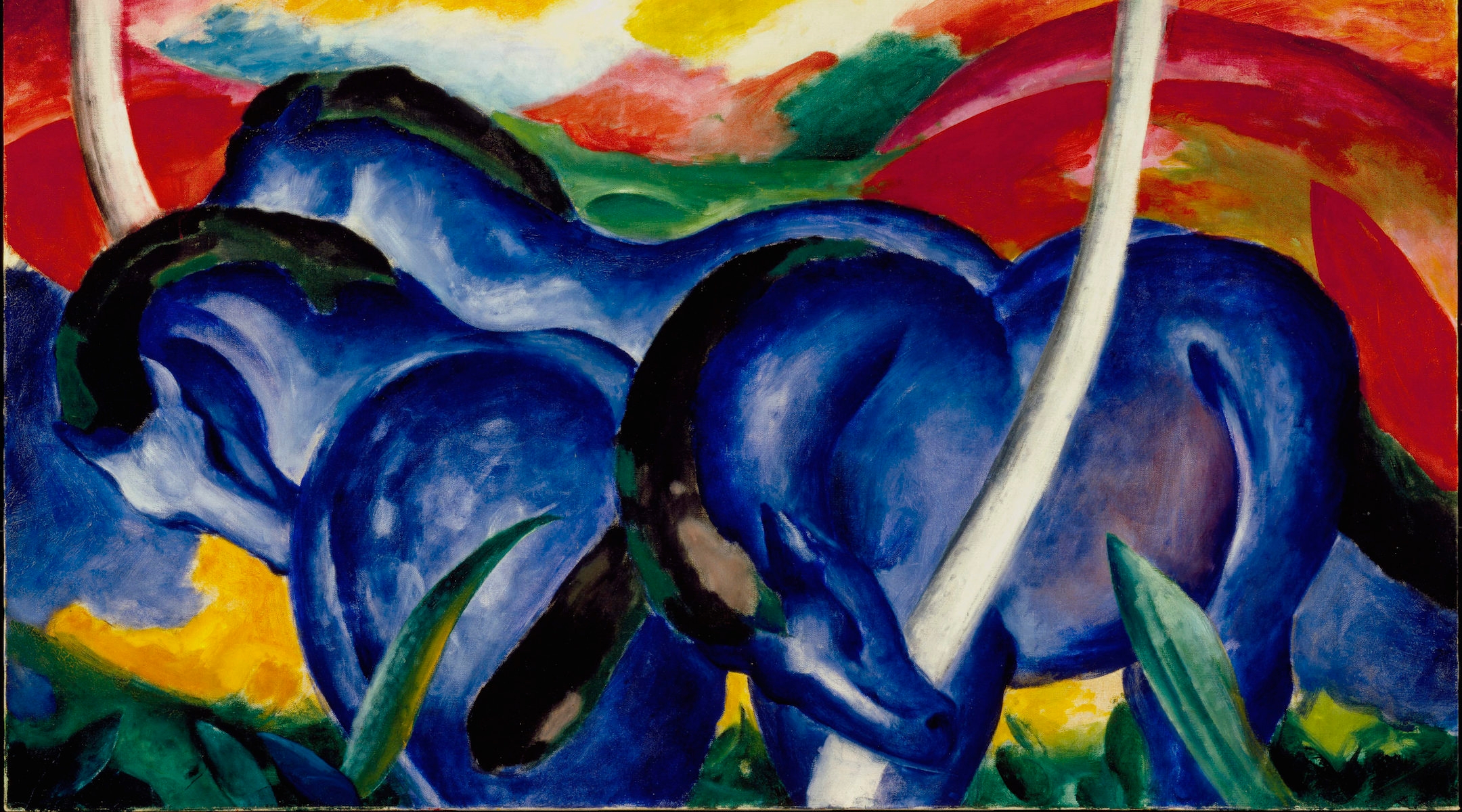 Franz Marc, “The Large Blue Horses”