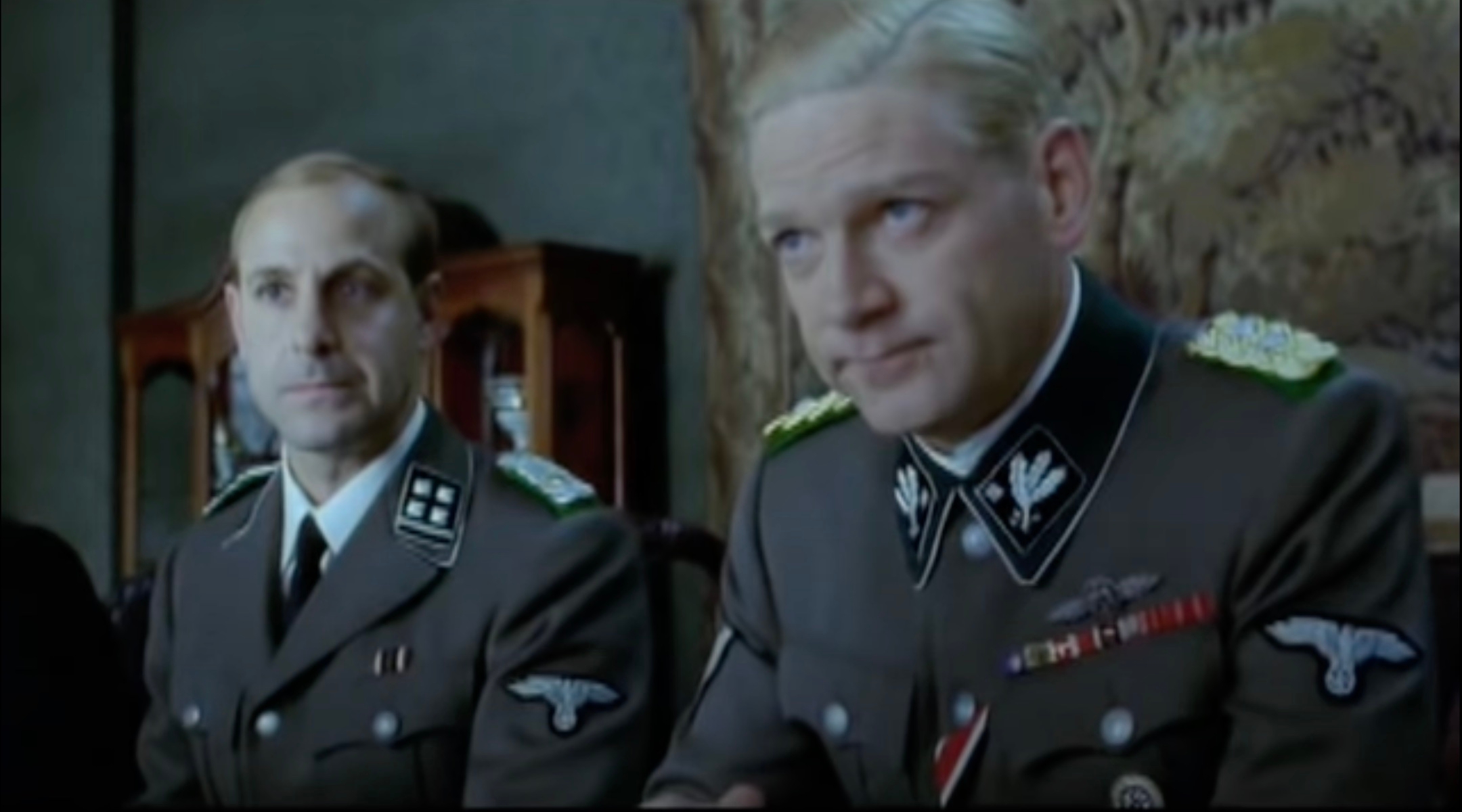 Stanley Tucci and Kenneth Branagh in Conspiracy