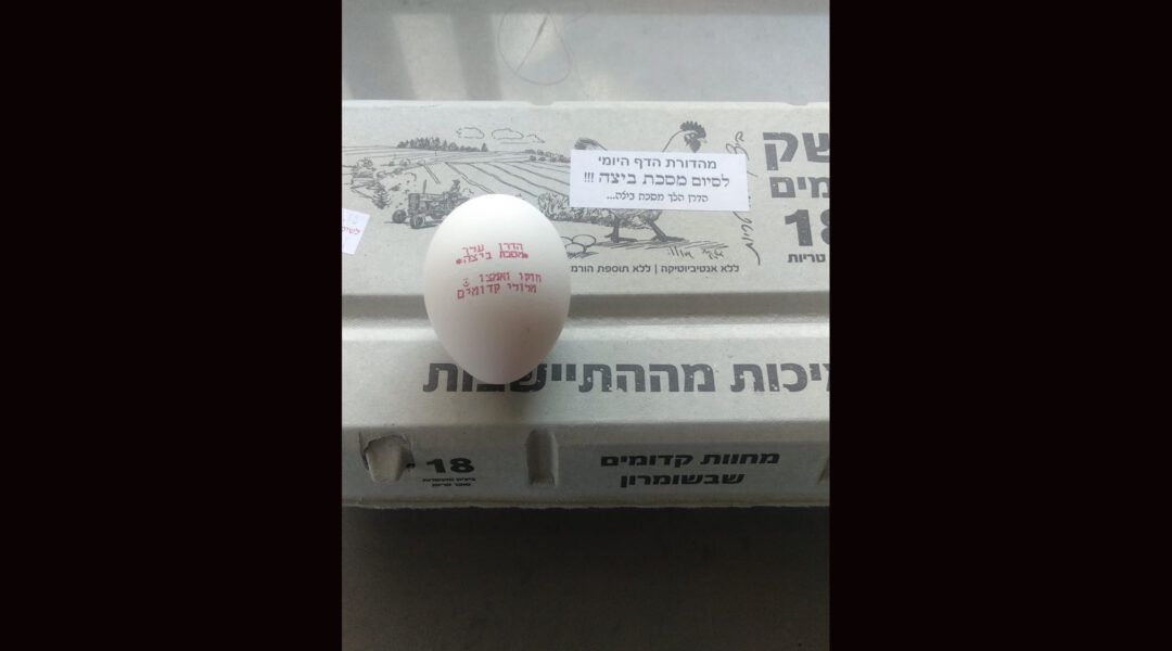 Daf Yomi egg talmud beitzah