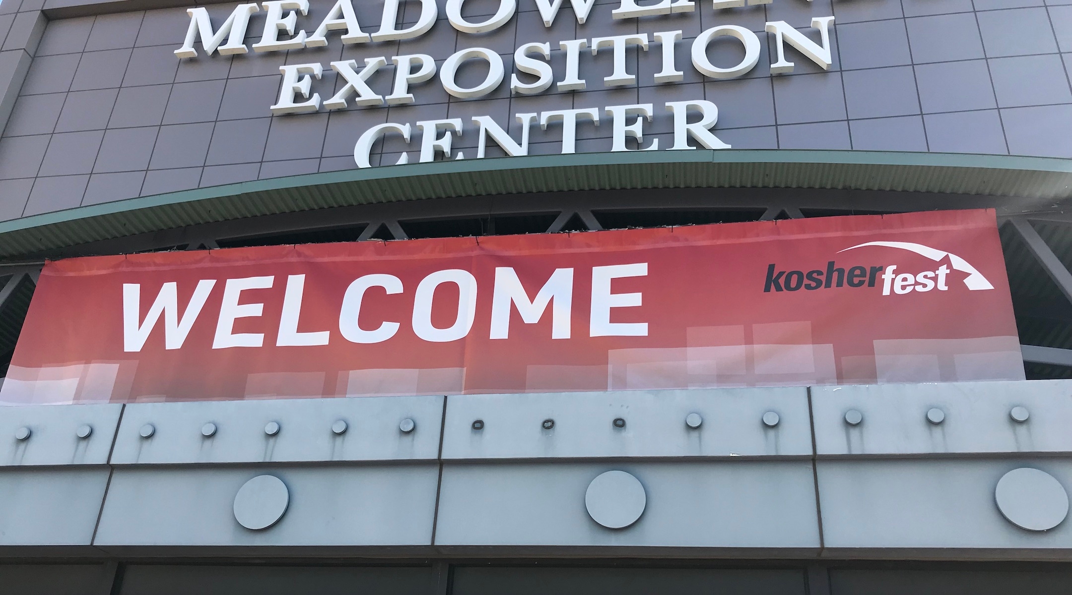 Kosherfest welcome sign