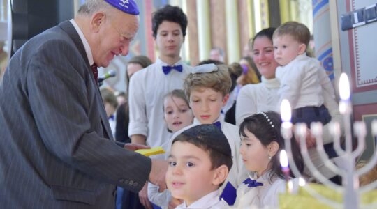 Aurel Vainer with children