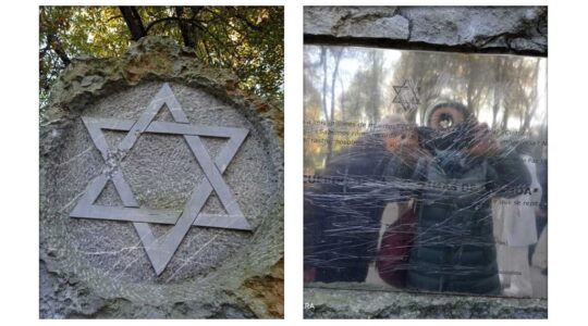 Holocaust memorial vandalized