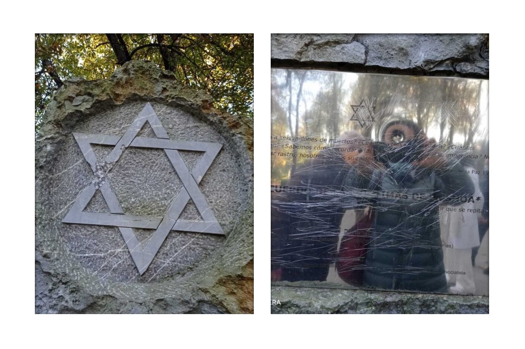 Holocaust memorial vandalized