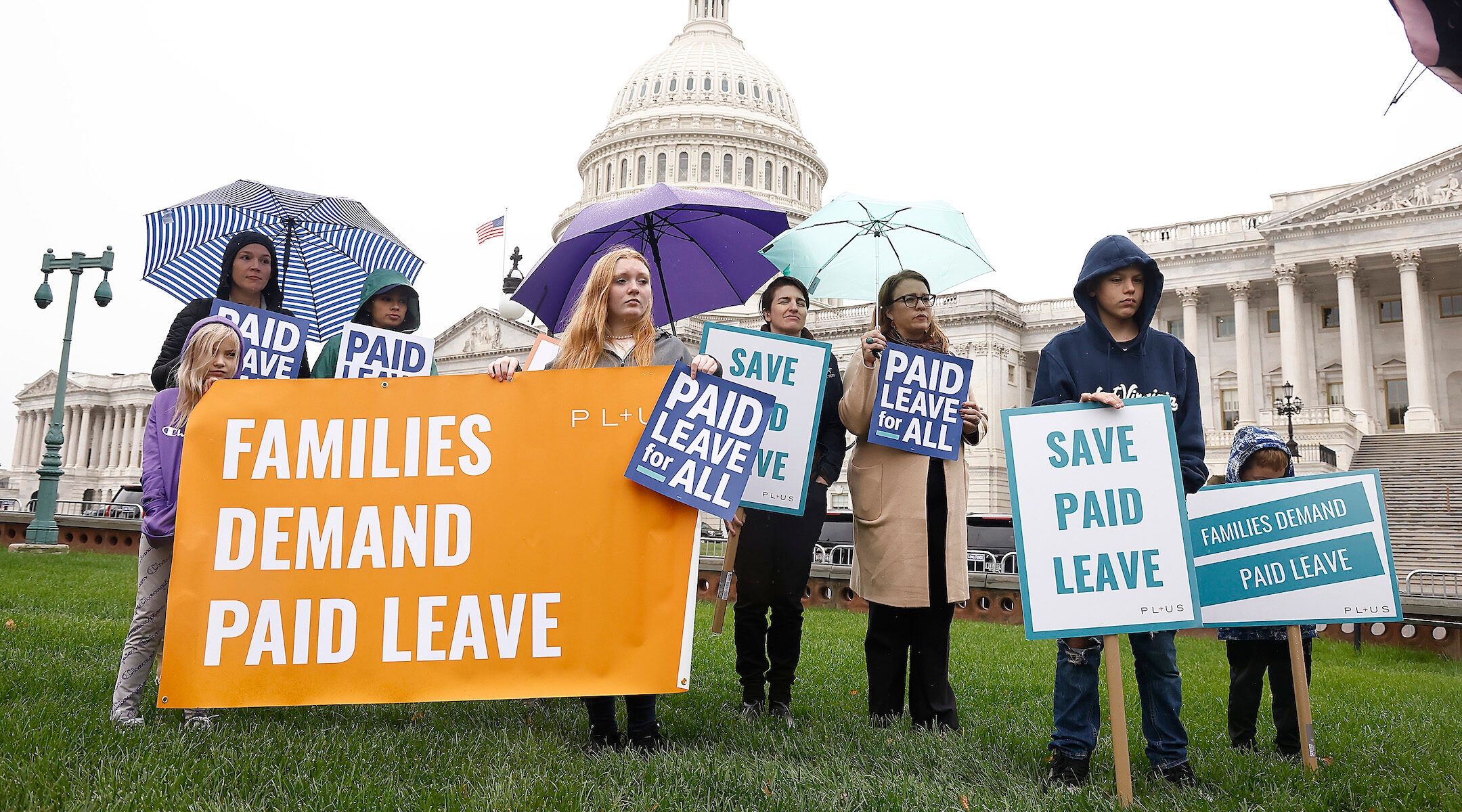 Paid Family Leave protest
