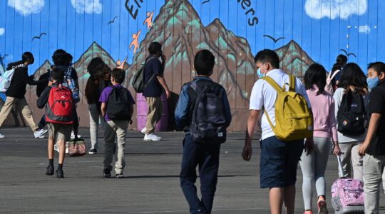 kids walking to school