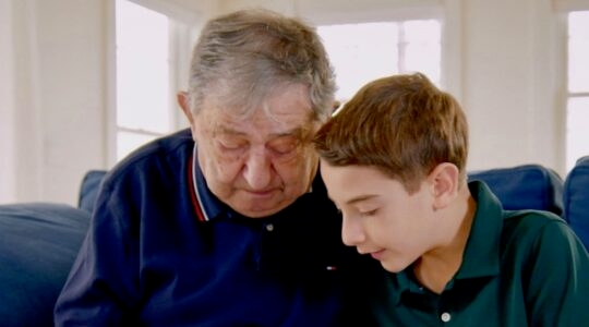 Holocaust survivor and grandson