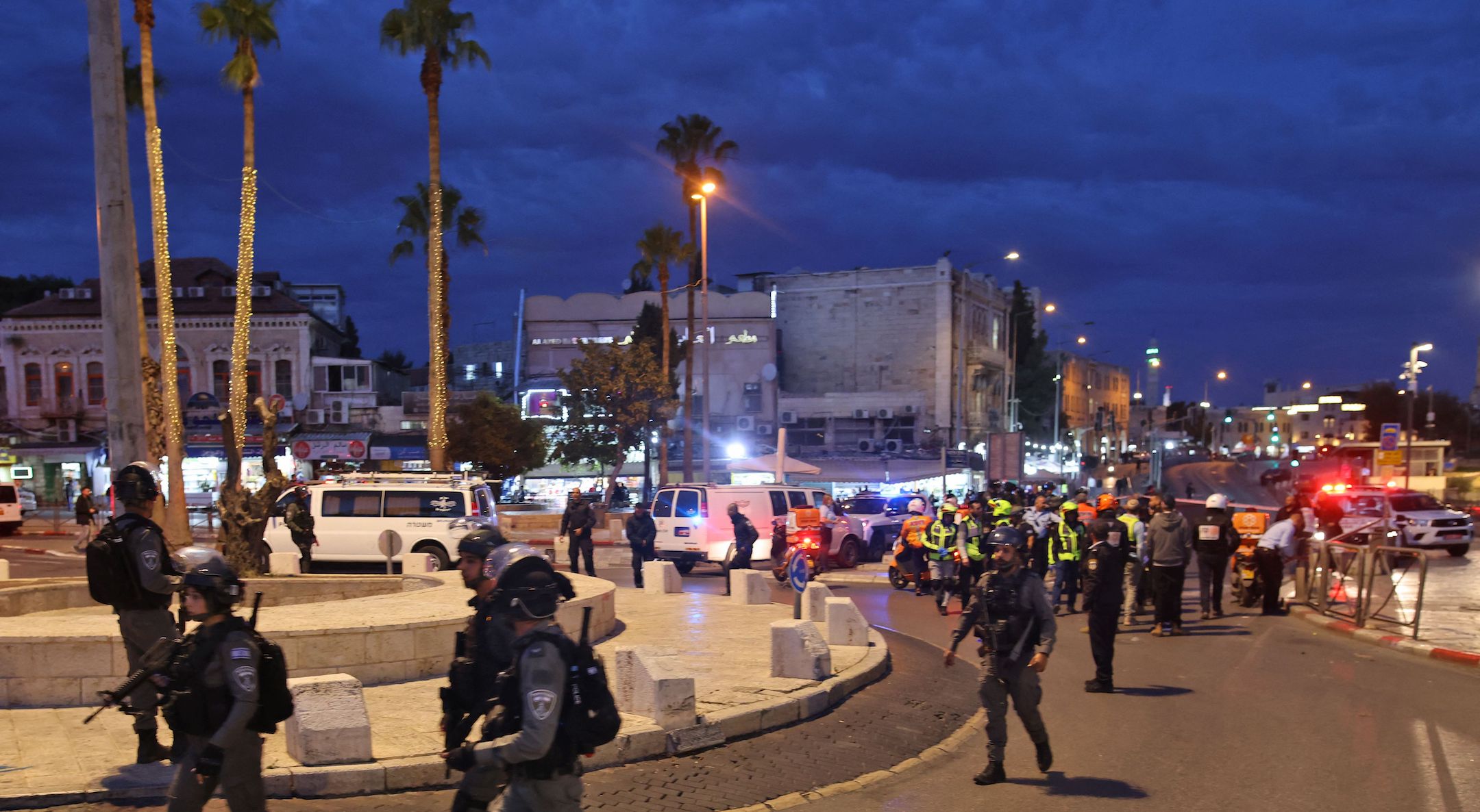 Jerusalem stabbing Damascus gate