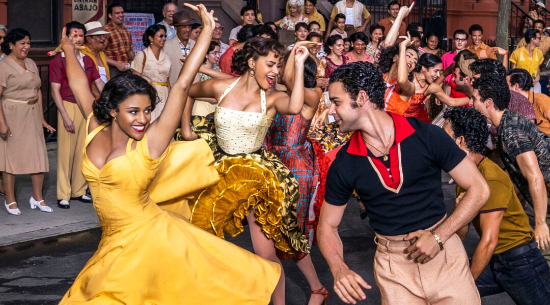 A dance scene from "West Side Story"