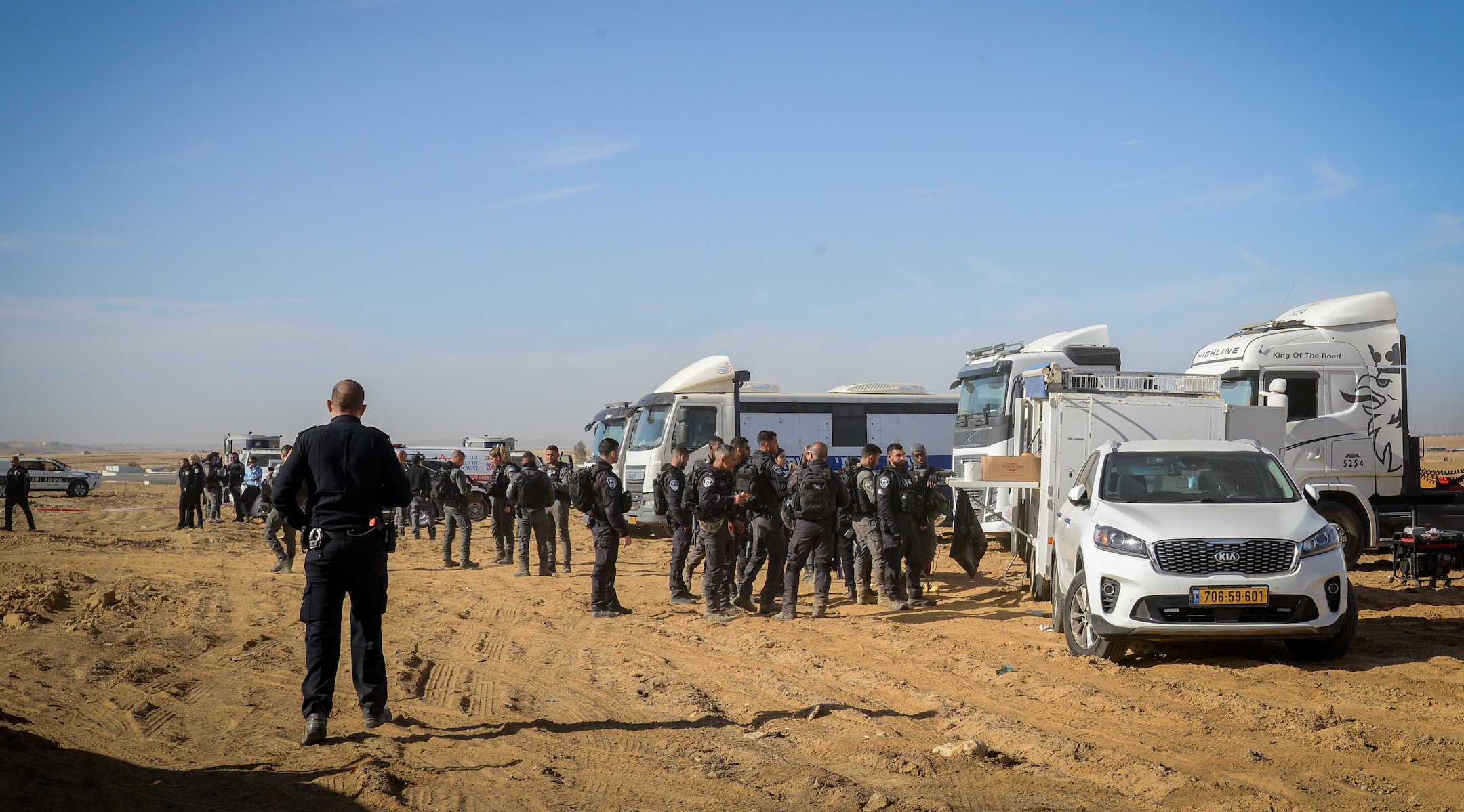 bedouin Israel tree clash