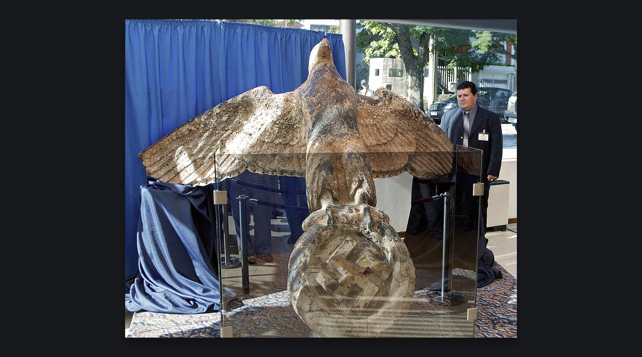 eagle from Nazi ship on display