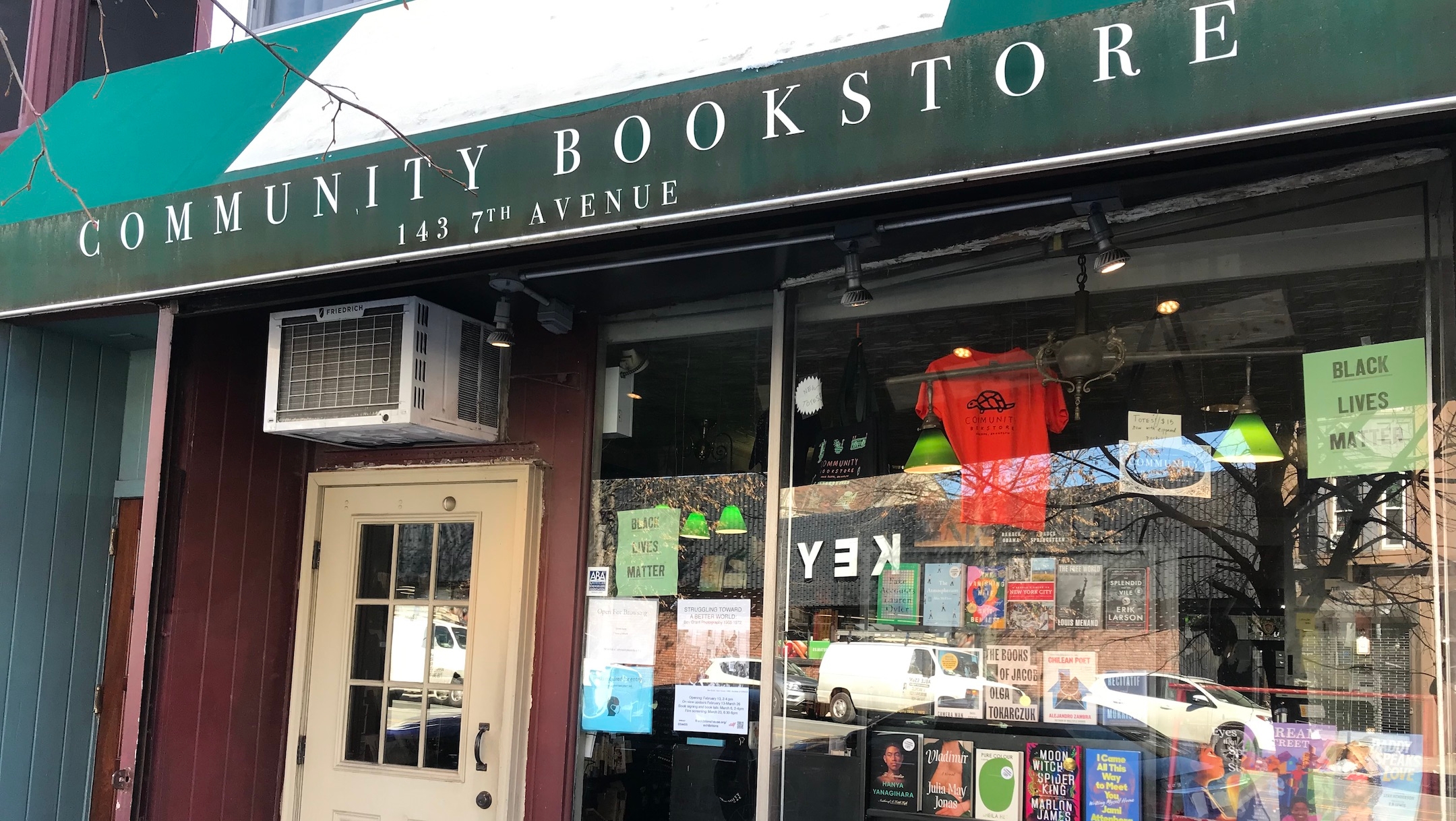 bookstore window