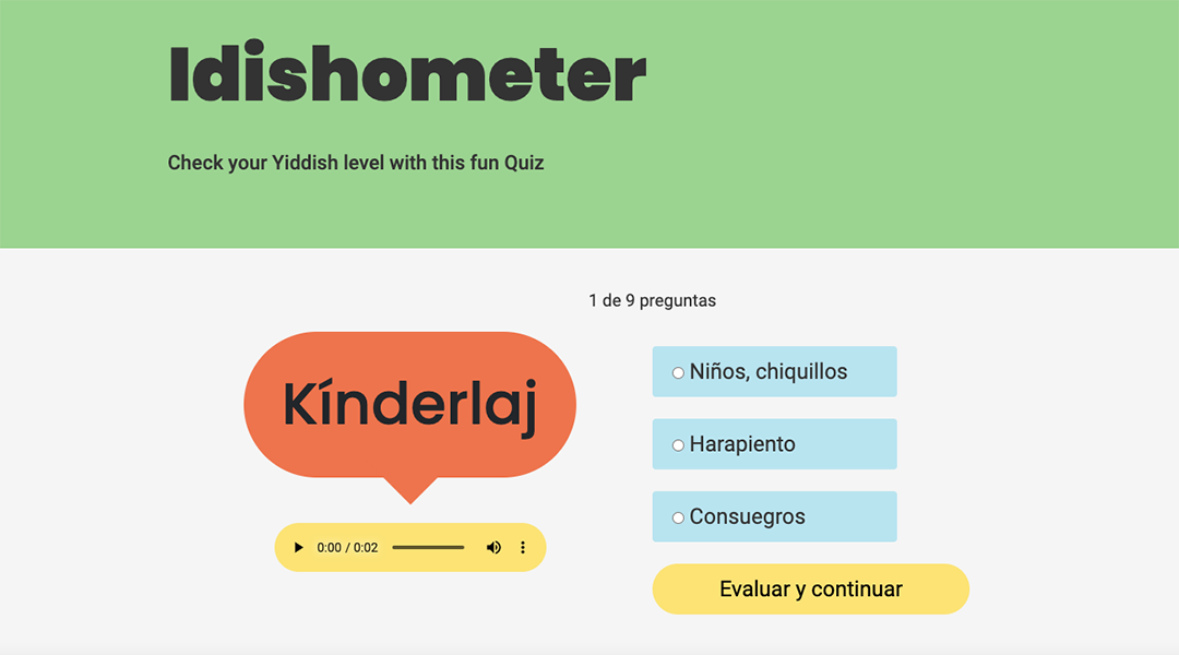 The “Idishometer."