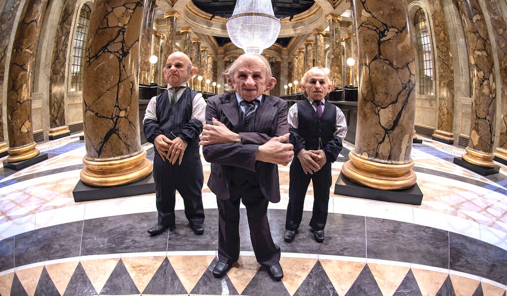 The goblin characters from the “Harry Potter” films.
