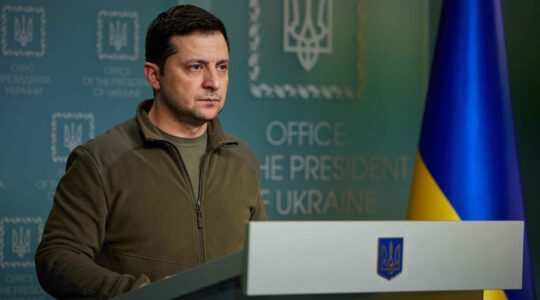 Volodymyr Zelensky .