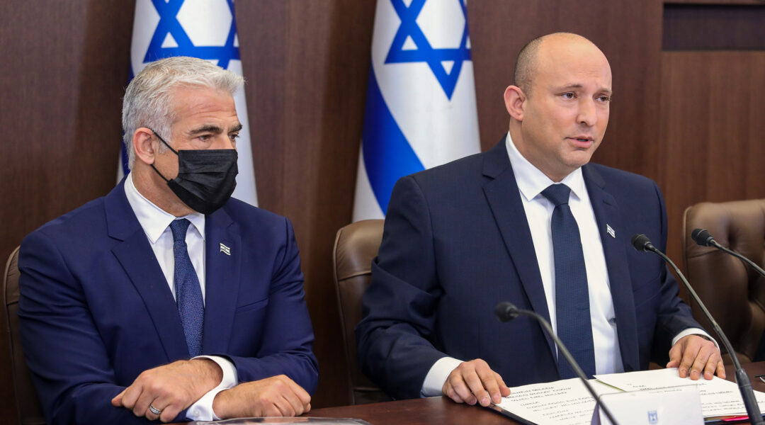 Yair Lapid and Naftali Bennett