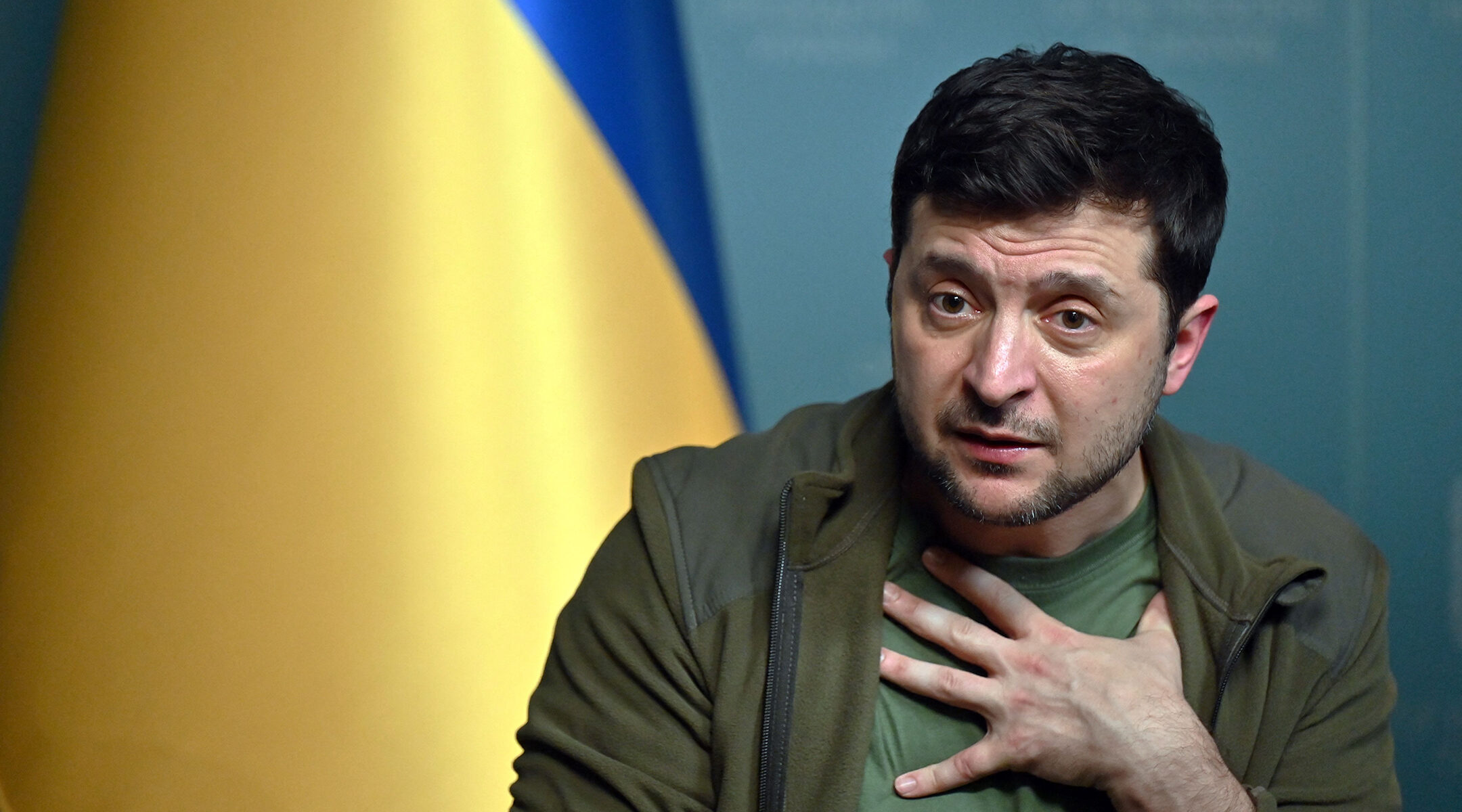 Ukrainian President Volodymyr Zelensky.