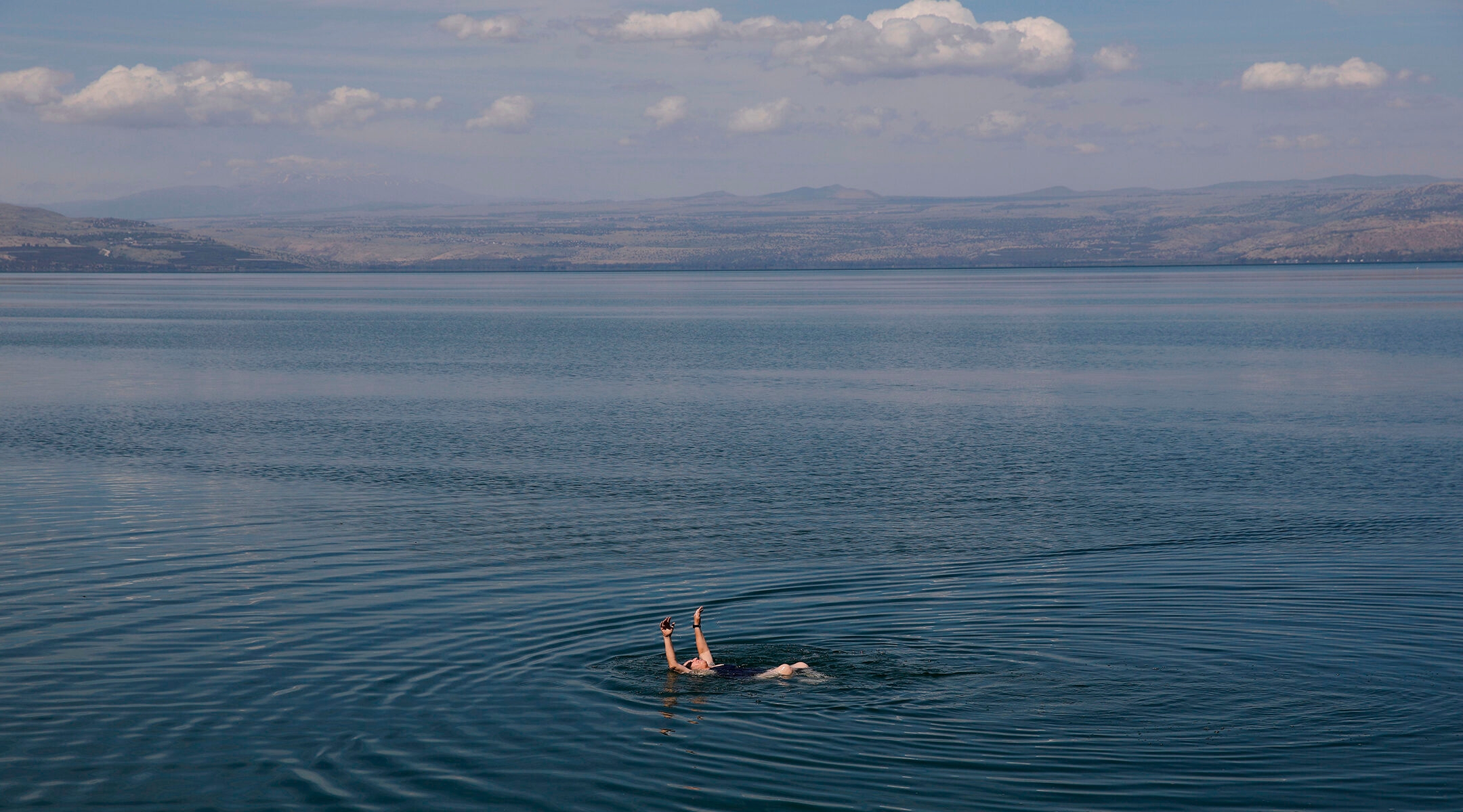 A swimmer.