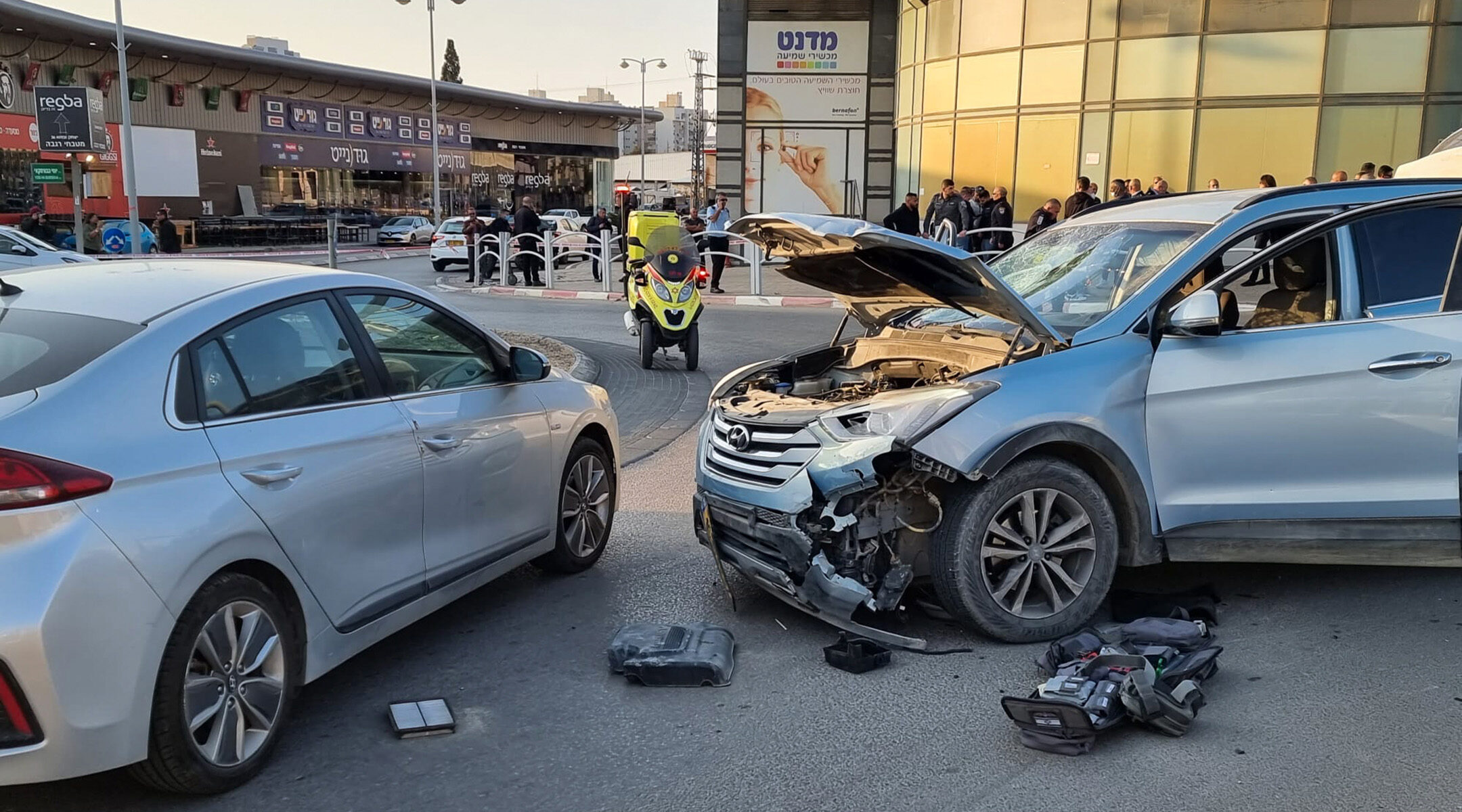 Car ramming incident.