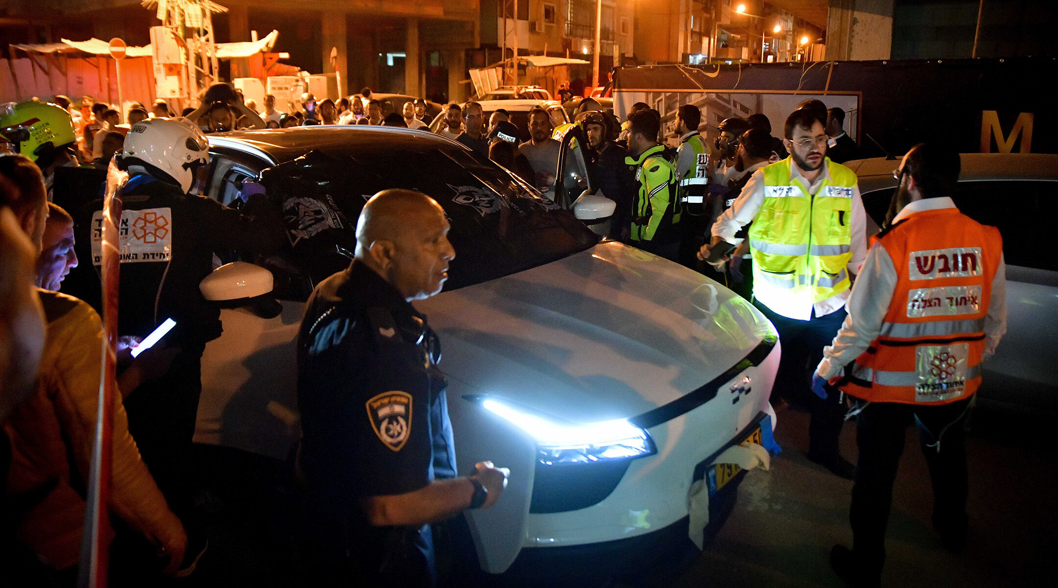 Israeli police officers.