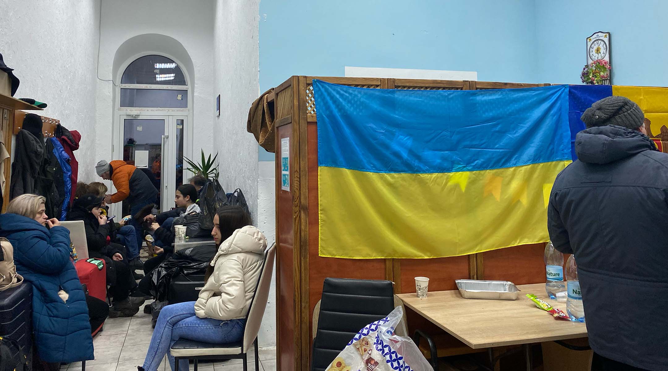 Ukrainian refugees.