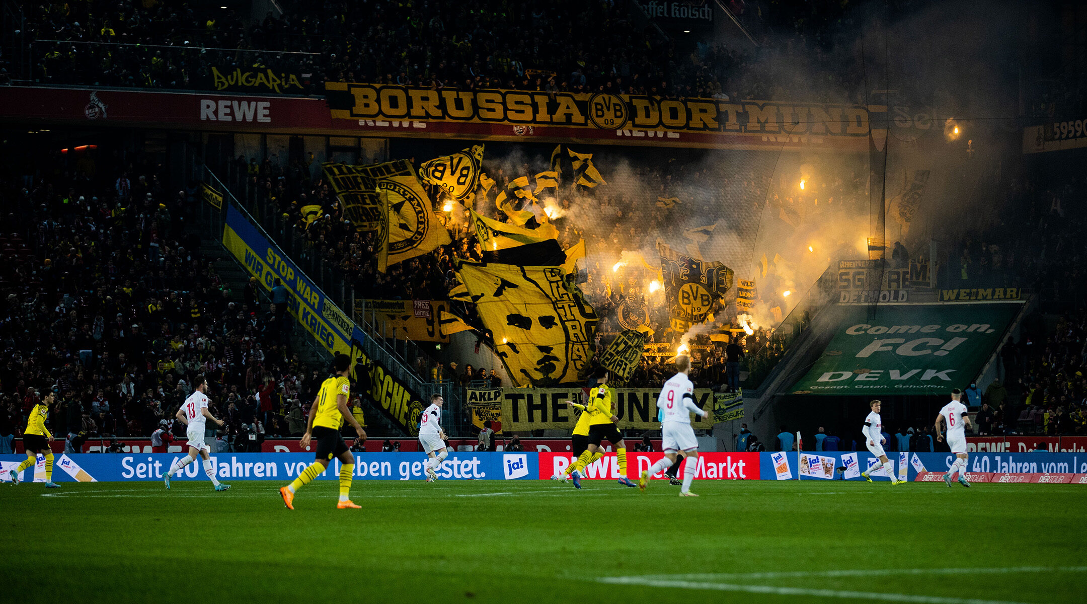Borussia Dortmund fans.