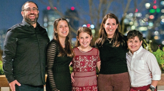 Dan Cohen and his family.